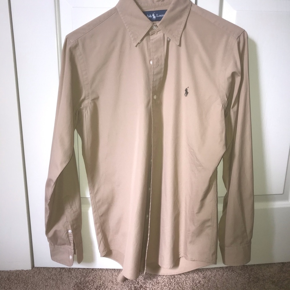Ralph Lauren polo khaki button down size small